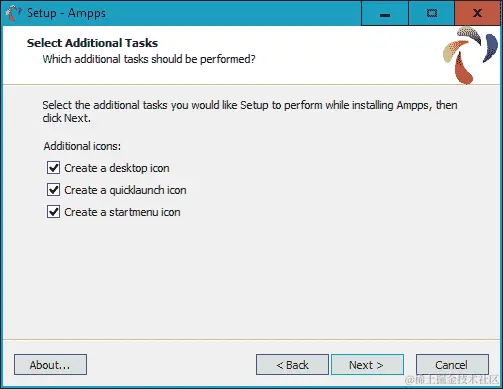 选择要安装的图标