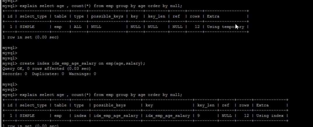 「MySQL高级篇」explain分析SQL，索引失效&&常见优化场景