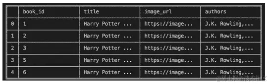 图 3.48 – 从 JSON 文件读取的 DataFrame