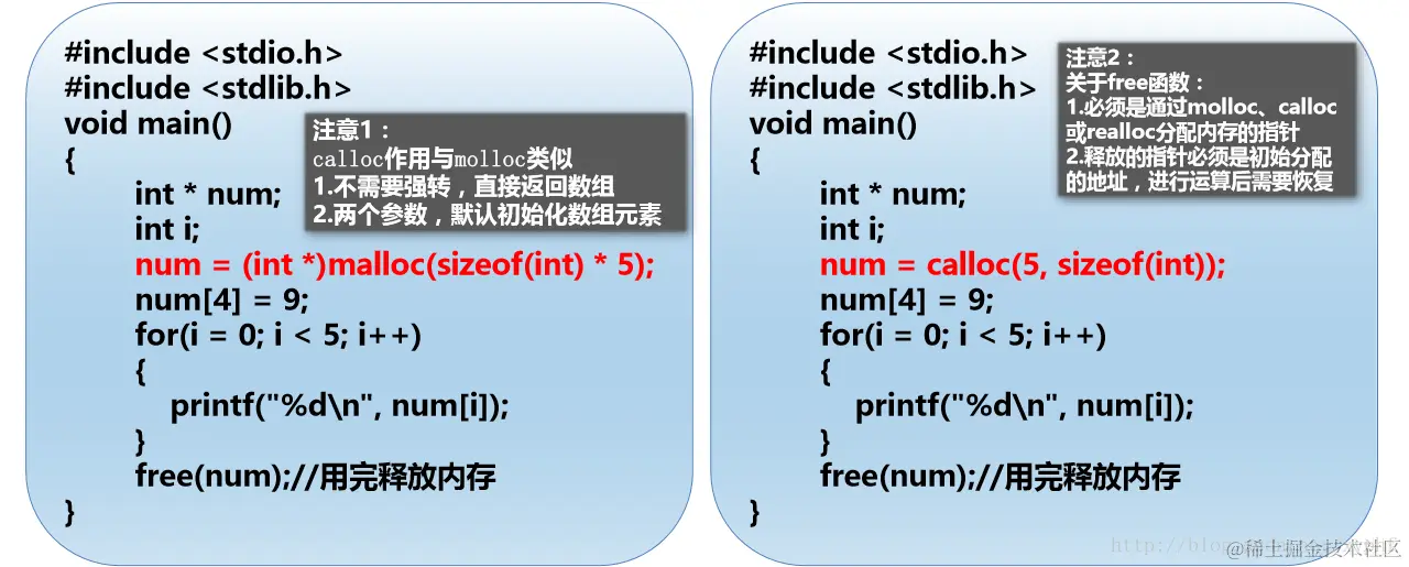 malloc()与realloc()区别