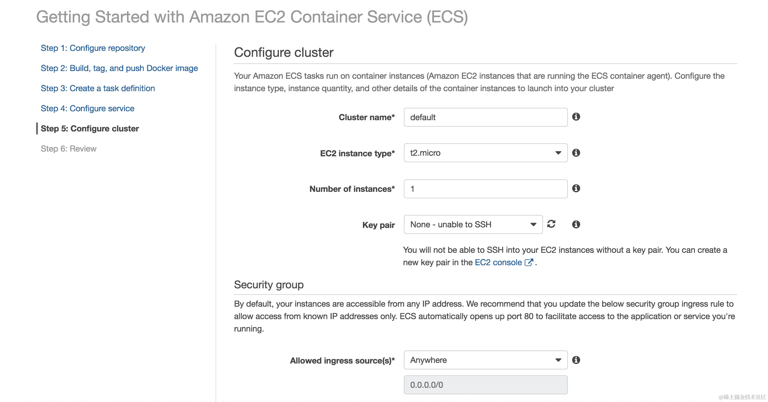 故障排除 - AWS ECS 部署