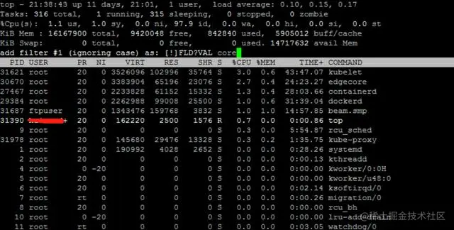 linux下TOP命令使用小技巧