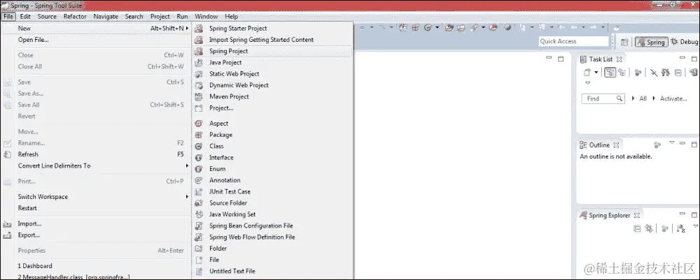 创建你的第一个项目