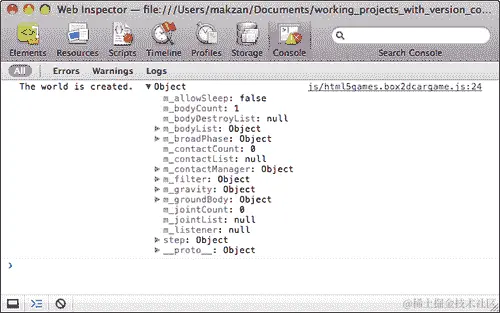 行动时间 安装 Box2D 物理库