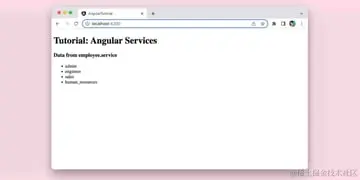 screenshot of the completed app