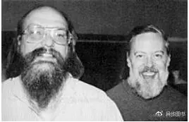 ​图2  肯•汤普森（左）和丹尼斯•里奇（右）