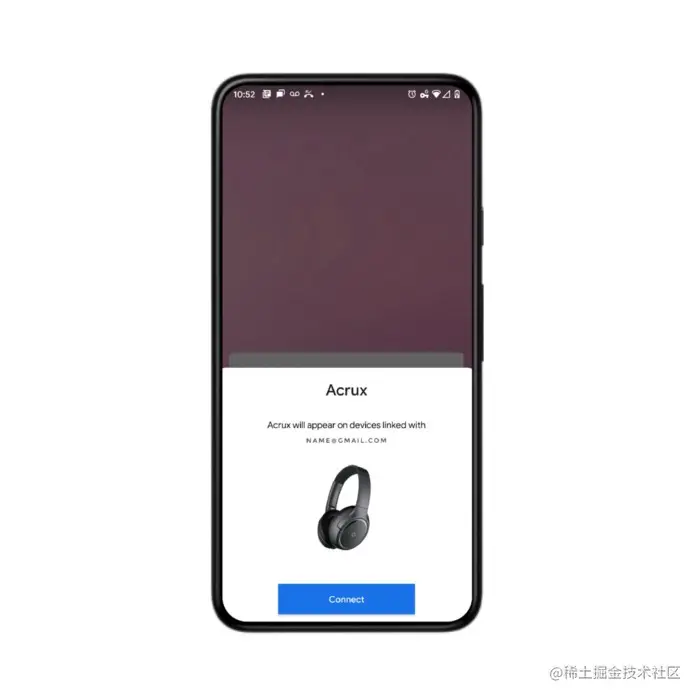 △ 图 1: Fast Pair 的连接通知