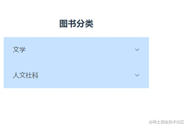 没有展开二级菜单