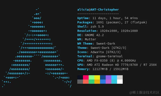 neofetch-example-usage（新获取示例用法）