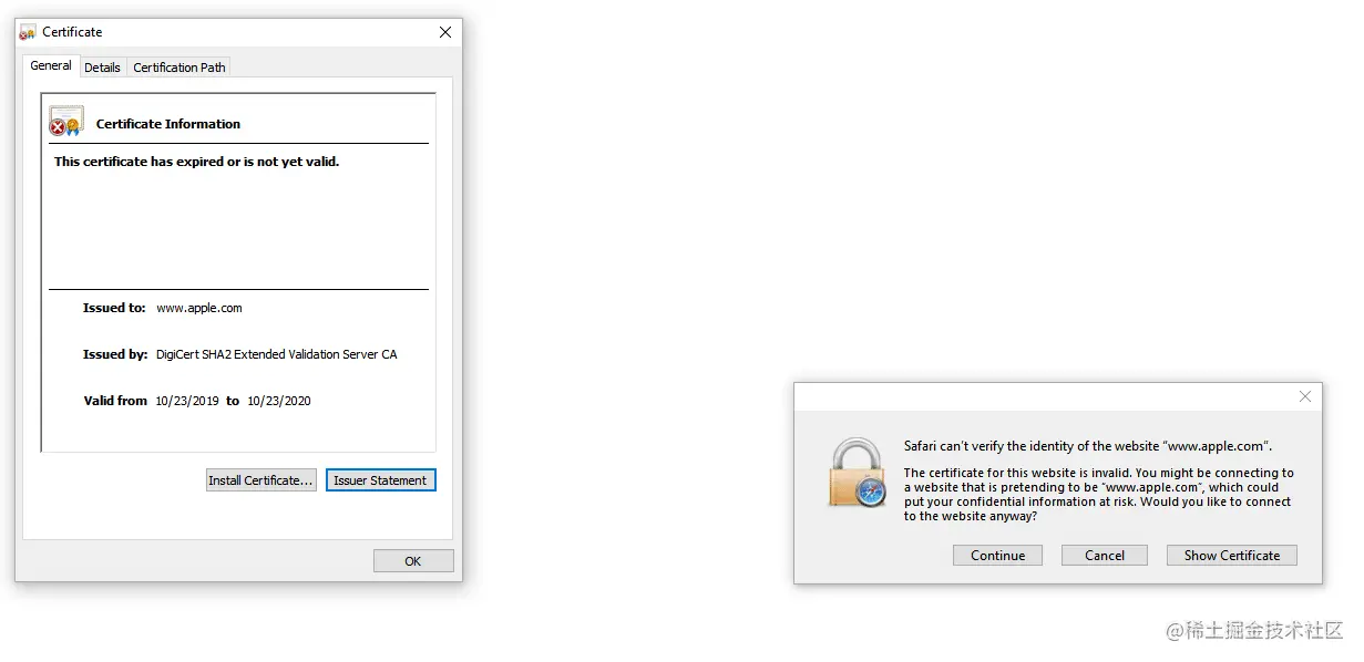 Safari 下的 NET::ERR_CERT_DATE_INVALID 错误