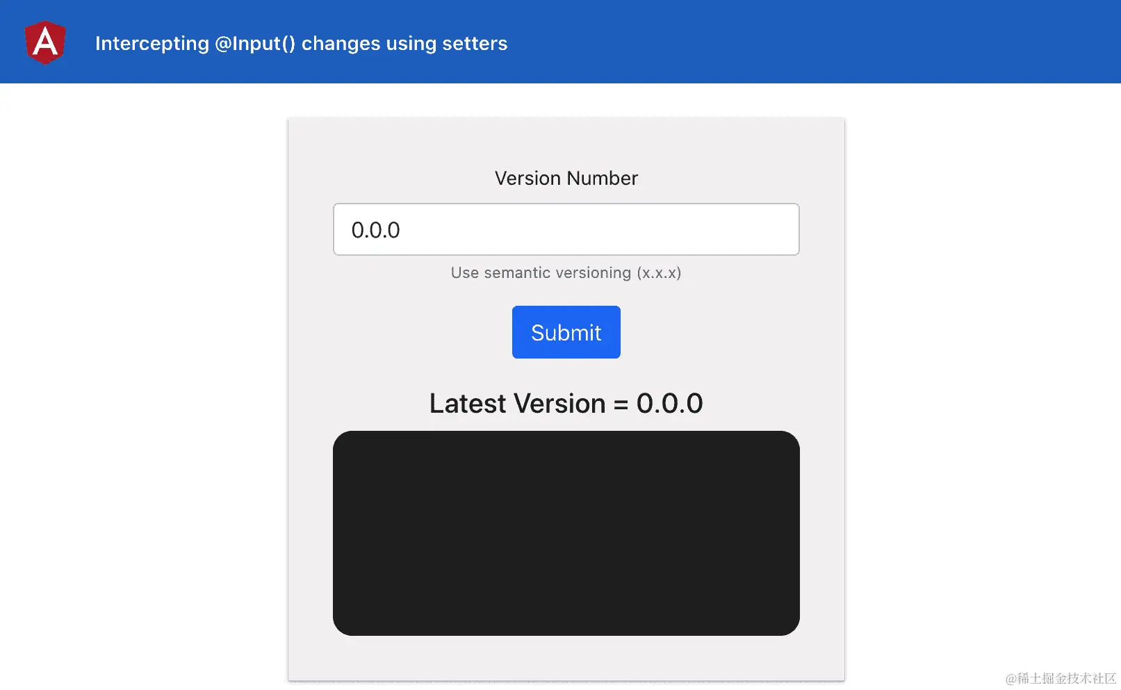 图 1.5 – 具有日志容器样式的 cc-setters 应用程序