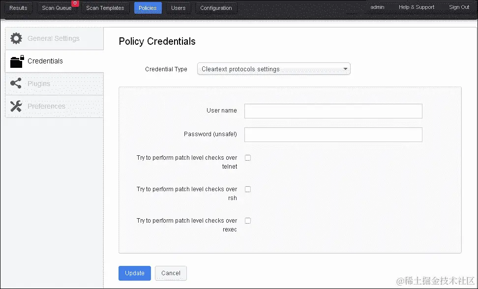 明文协议设置选项