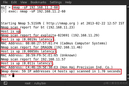 Nmap 发现选项