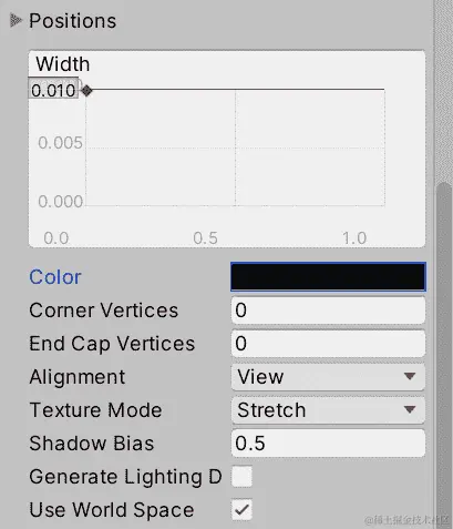 图 22.13 – 设置 Line Renderer