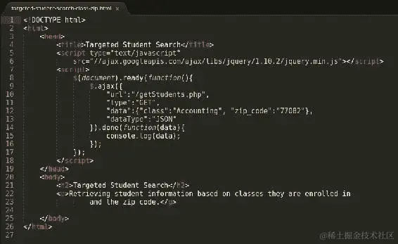 使用 JSON 数据进行 GET 和 POST AJAX 调用