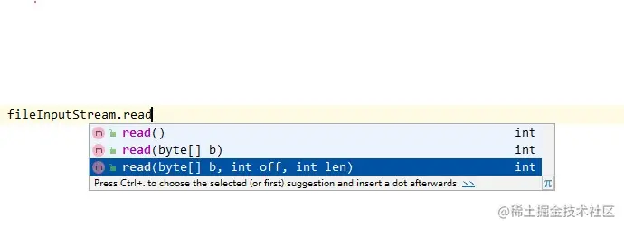 input read