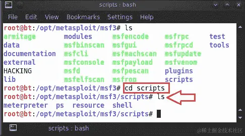 Metasploit 接口和基础知识
