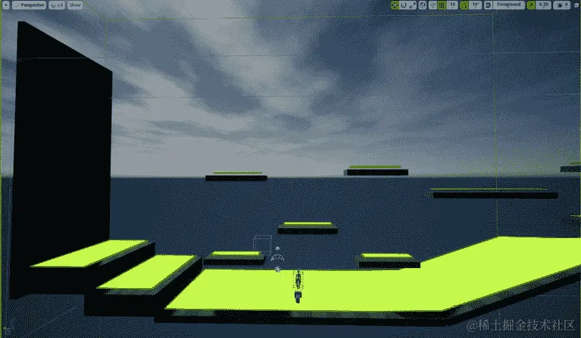 图 13.6：SuperSideScroller 地图