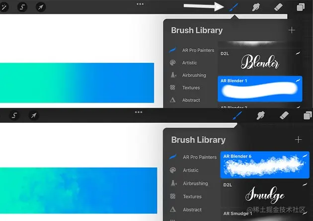Blending Brushes in Procreate