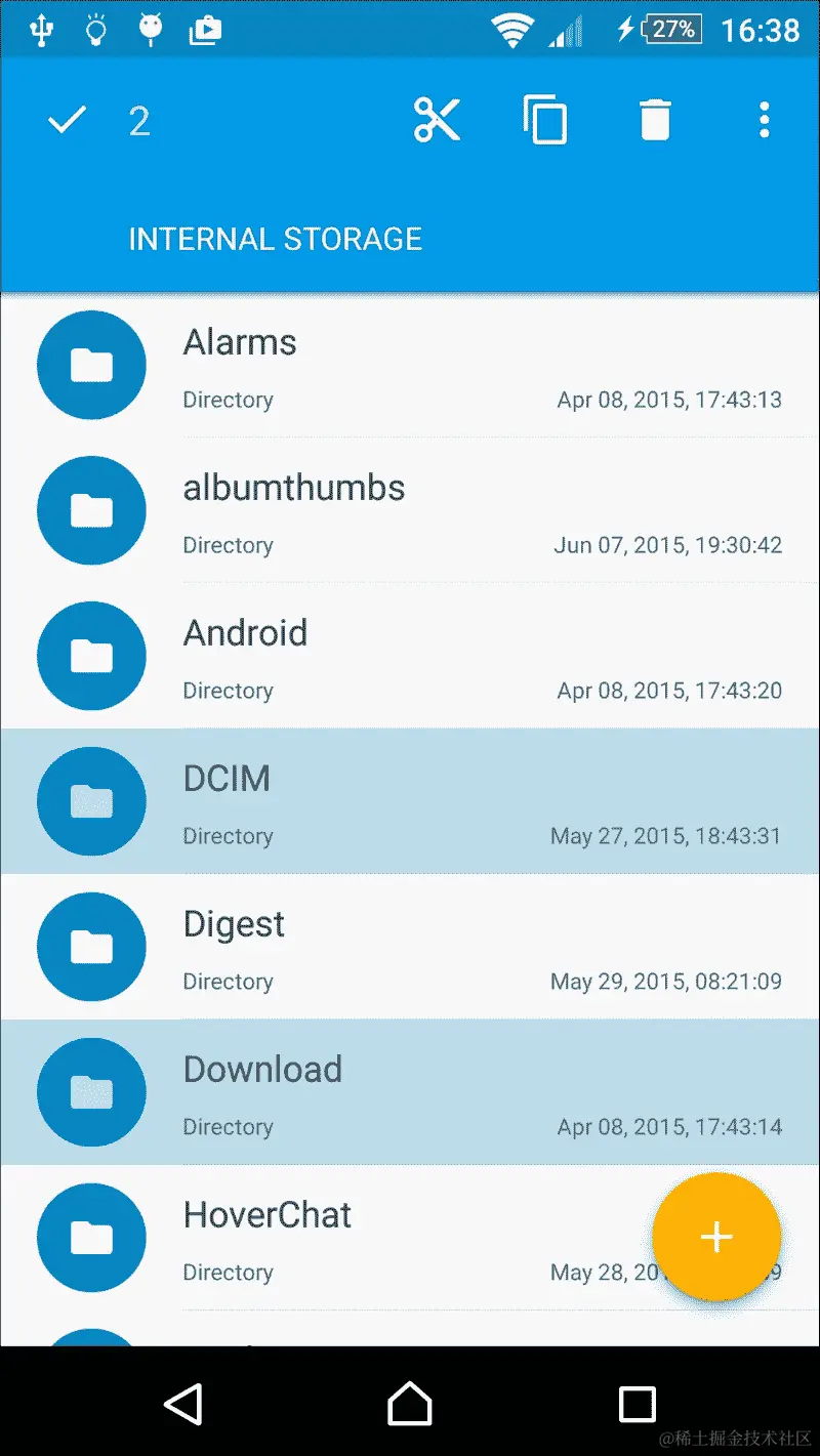在 ListView 中使用上下文批量模式