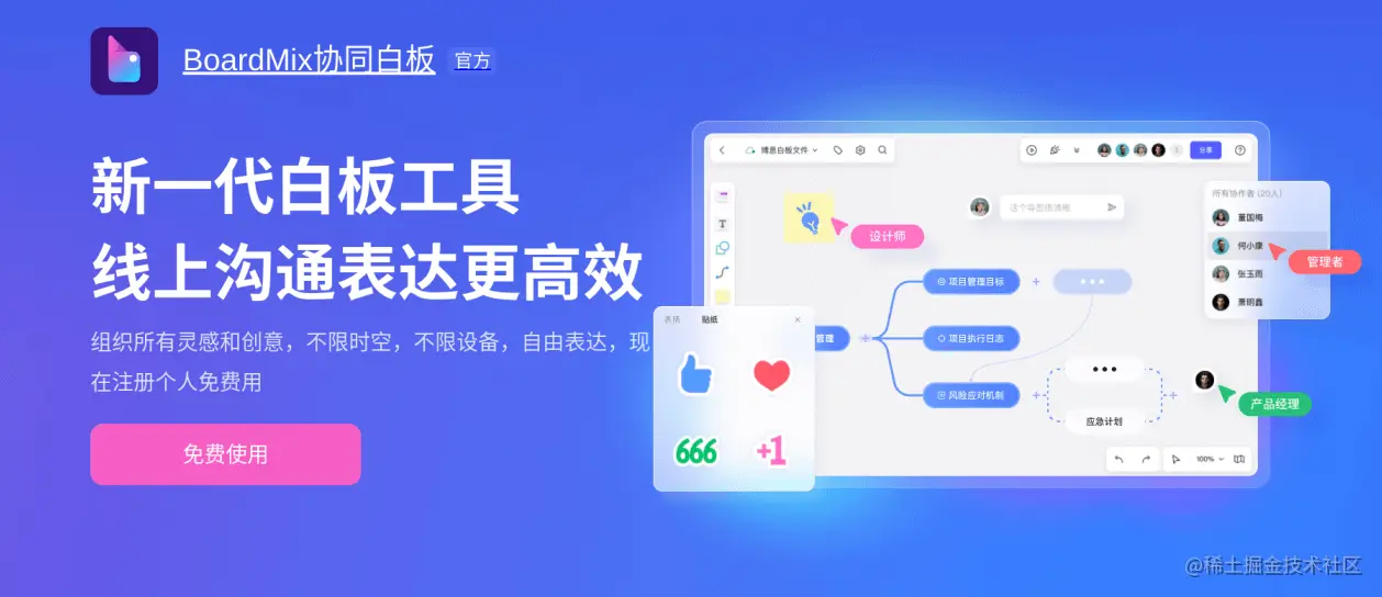 远程办公软件BoardMix博思白板