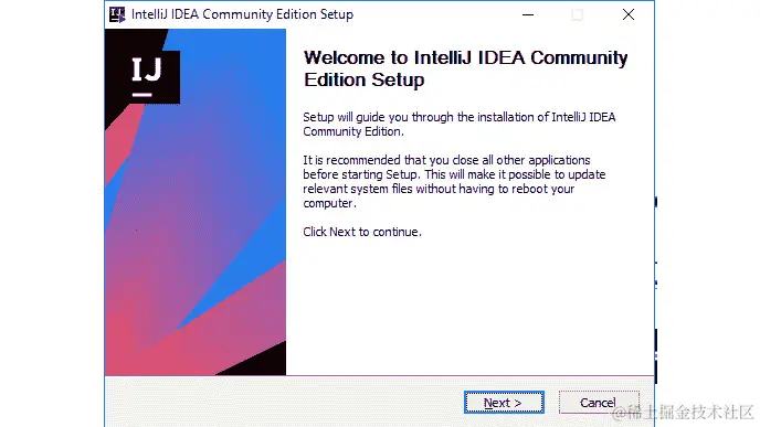 图 0.1：IntelliJ IDEA 社区设置向导