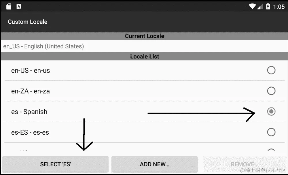 在德语或西班牙语中运行 Note to self