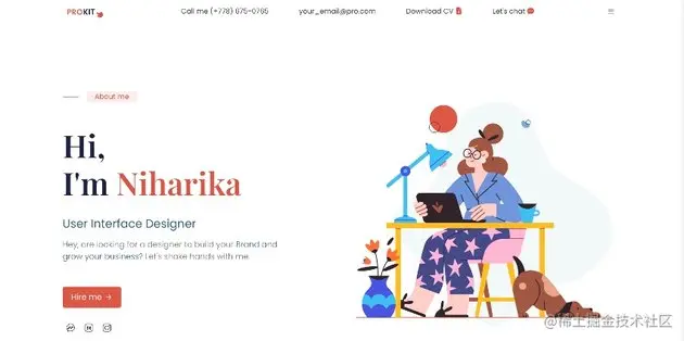 ProKit - Creative Personal Portfolio HTML Template