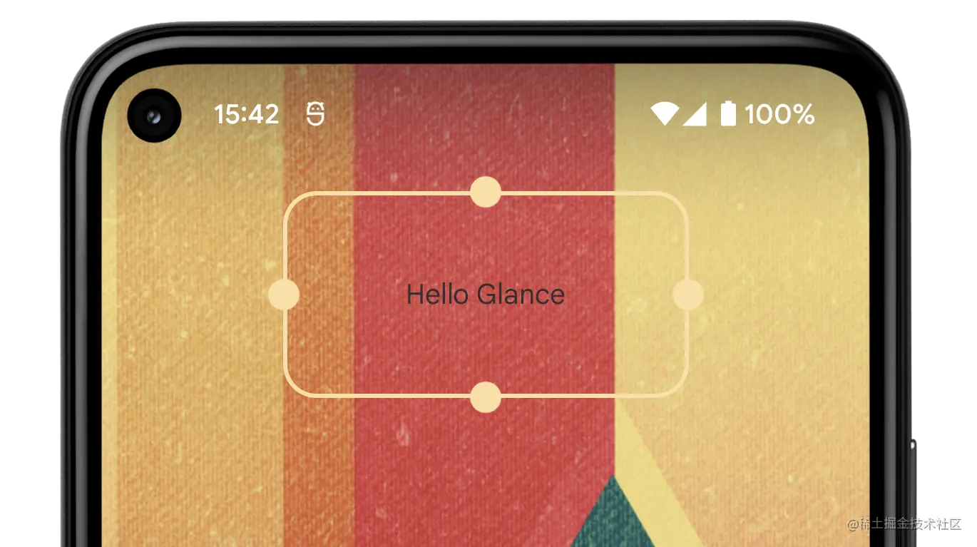 △ Glance "Hello World" Widgets 示例