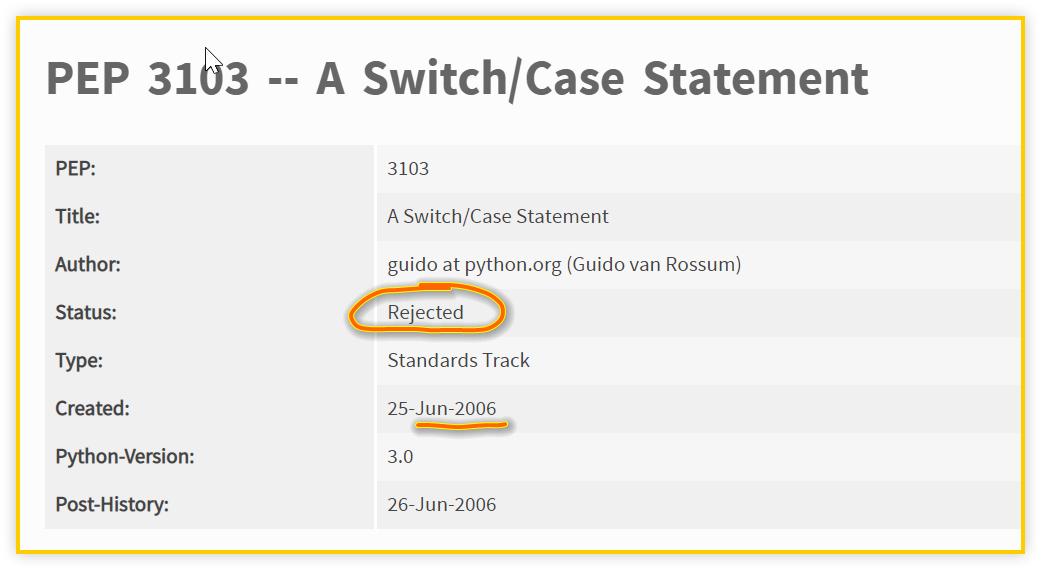 Python 為什麼不支援switch 語句 豌豆花下貓 Mdeditor