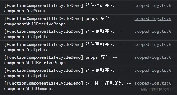 函数组件生命周期demo