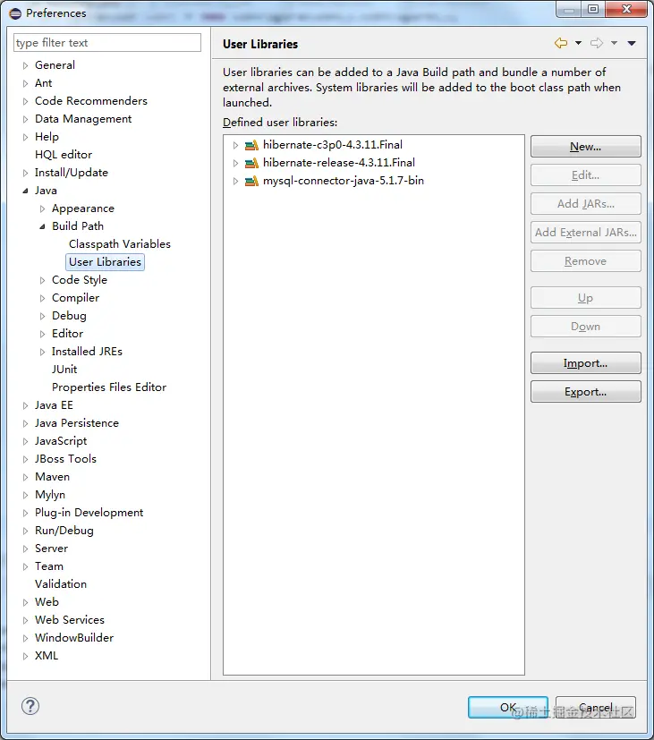 新建User Libraries1