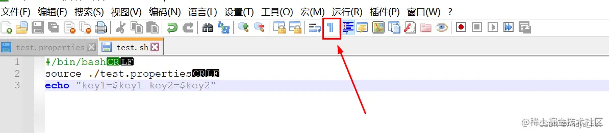 notepad++快捷键显示符号