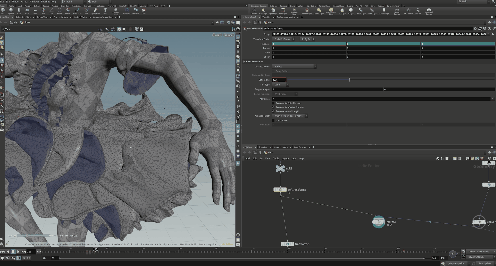 用「Soft Transform」清理Houdini的模拟布