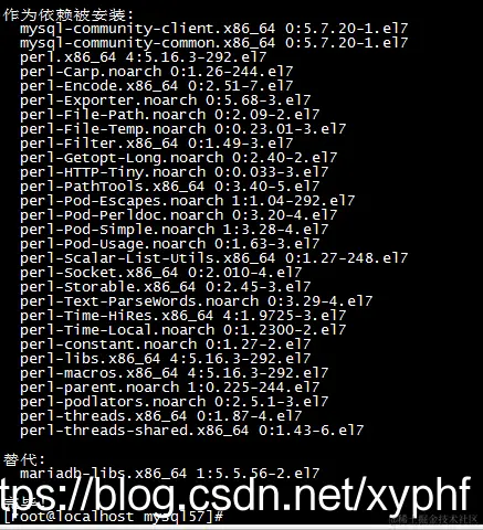 CentOS 7安装Mysql57数据库