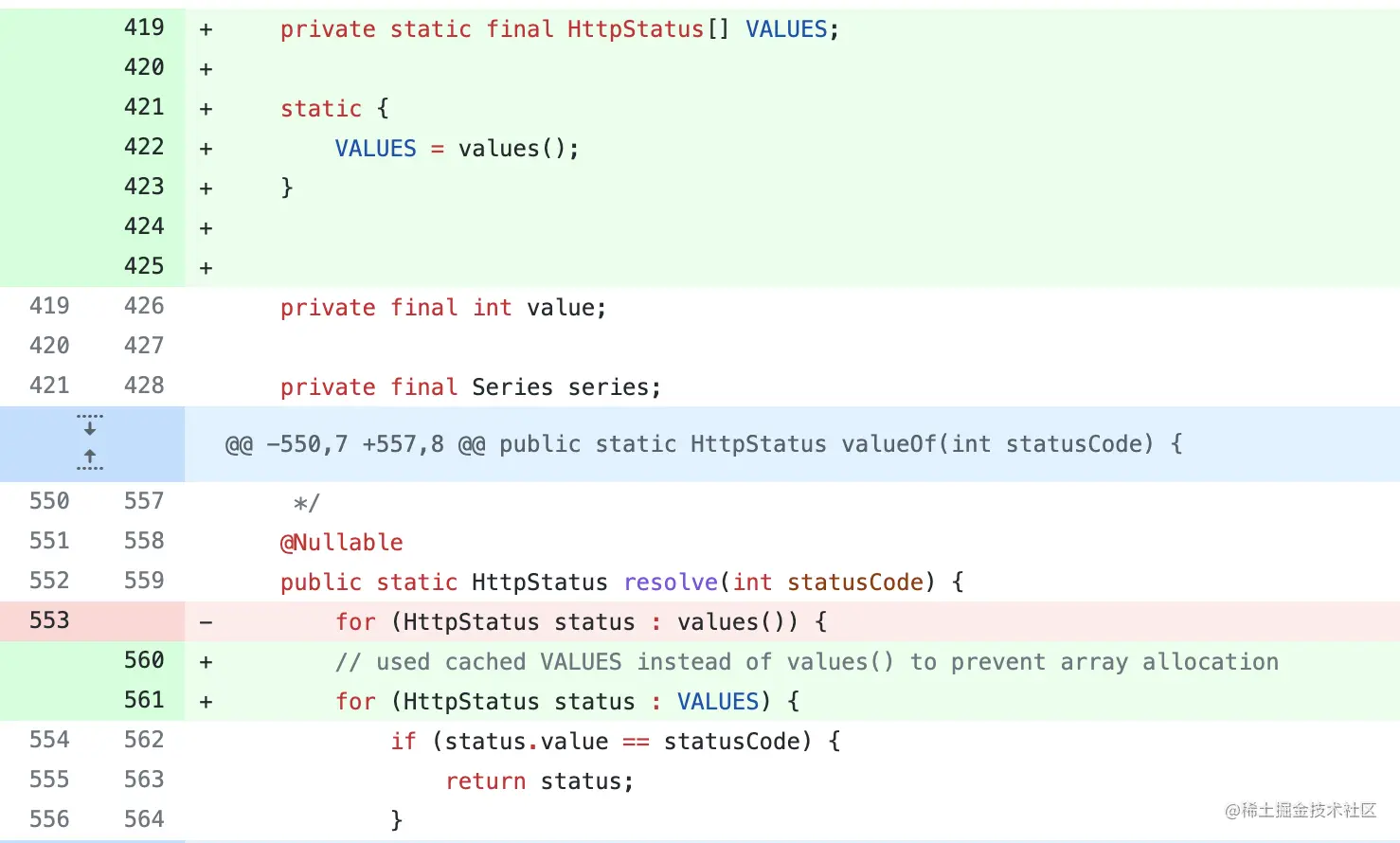 Spring Enum.values 改动