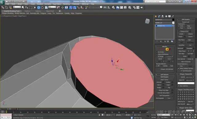3D 工作室最大建模教程未来派螺栓枪