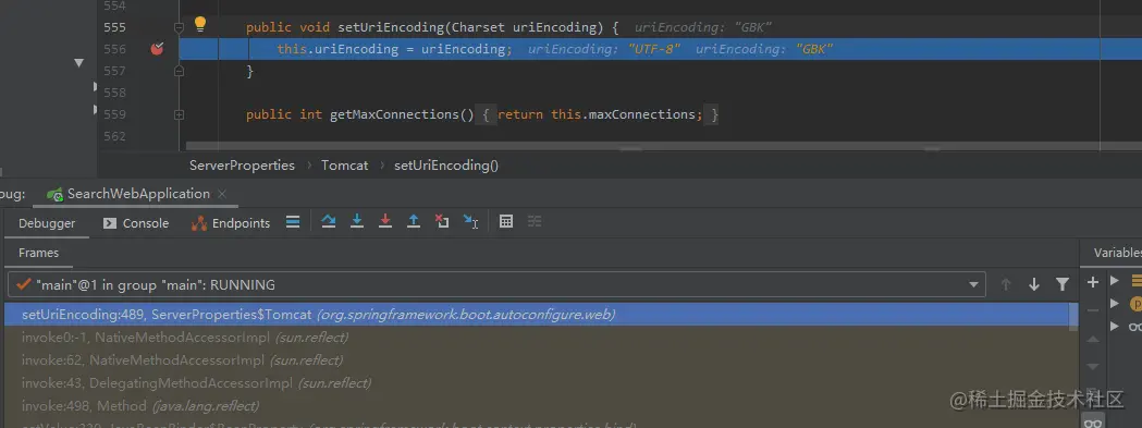 setQueryStringCharset