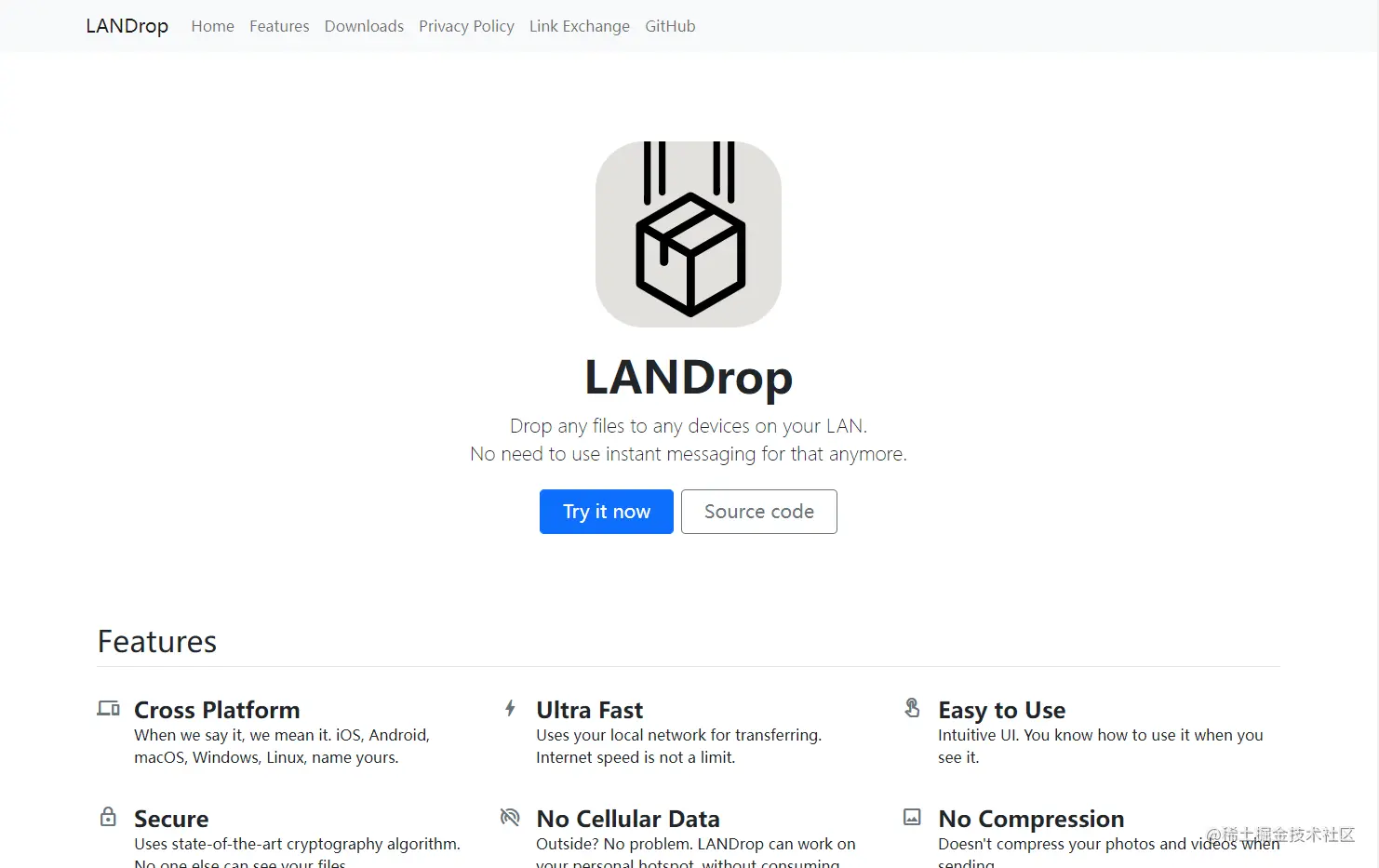 远程办公软件LANDrop