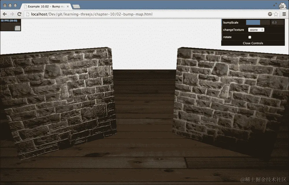 使用凸起贴图创建皱纹