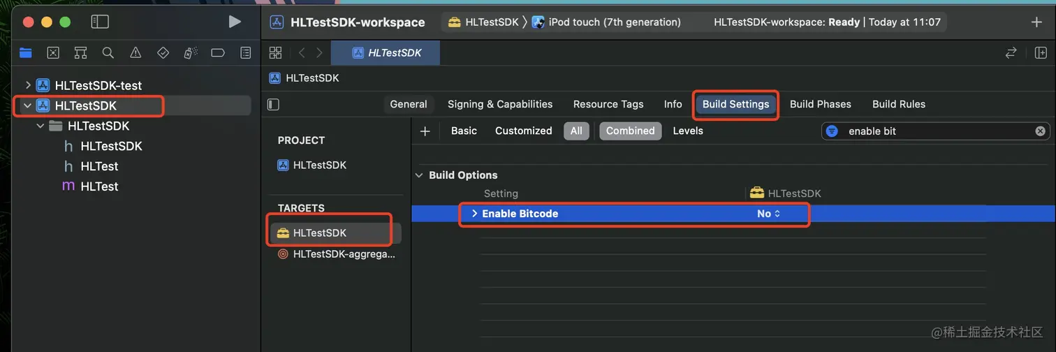 19.配置Enable Bitcode.jpg