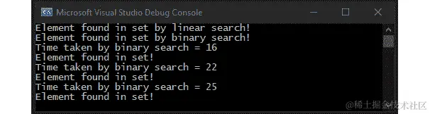 图 4.5：启用调试的二分搜索