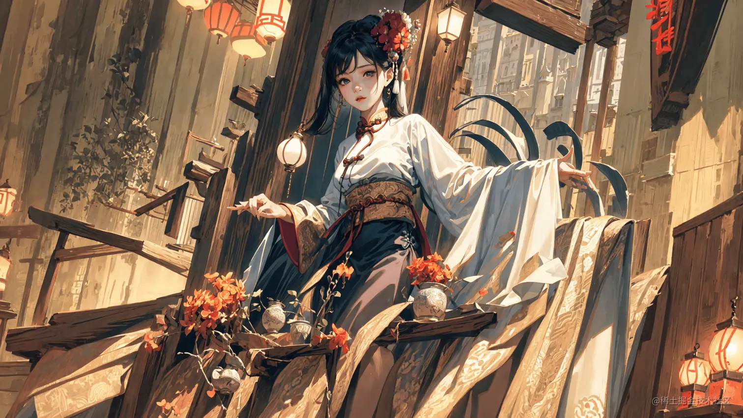 04239-96338520-((1girl)), dalcefo, (((Ming Style))),  (masterpiece, realistic_1.3), (extremely intricate_1.2), full body, (((ELDEN RING style.png