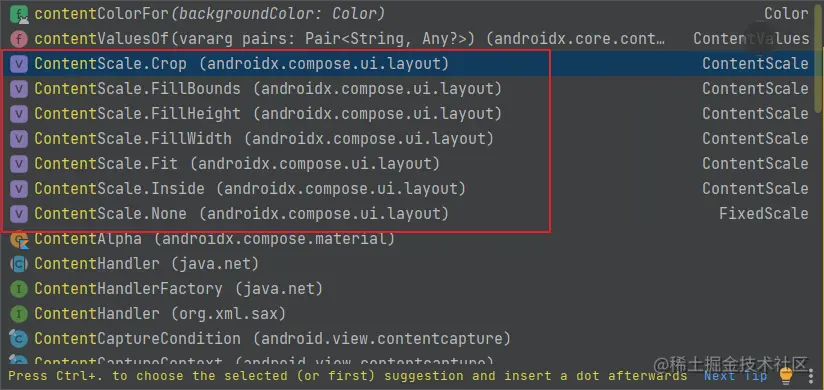 contentScale的取值