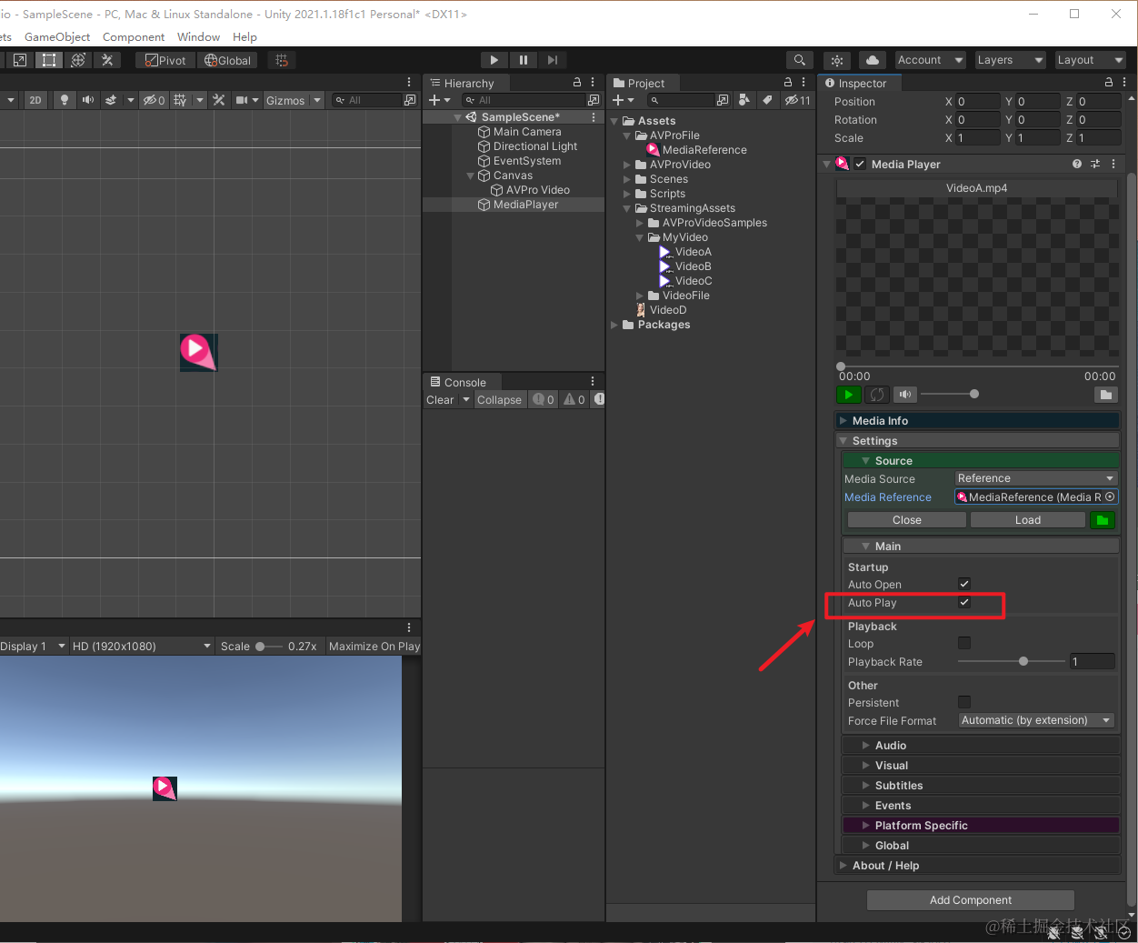 是否自动播放视频