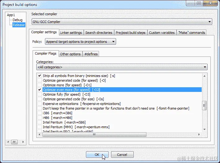 调试与发布目标