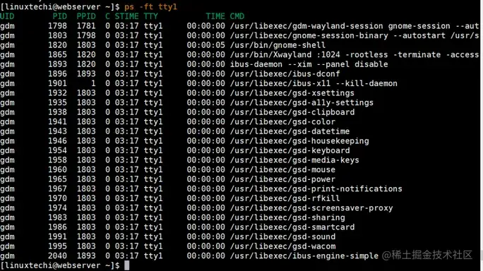 list-tty-process-ps-command-linux