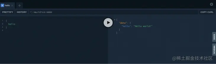 Ariadne GraphQL Uvicorn Integration