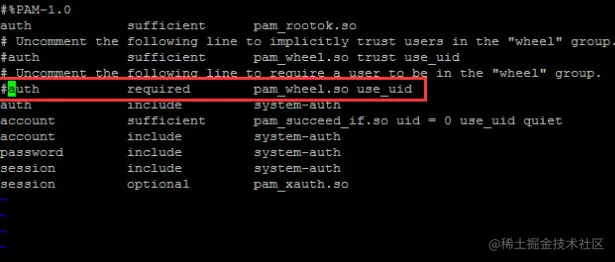 CentOS系统限制普通用户切换到root管理员账号