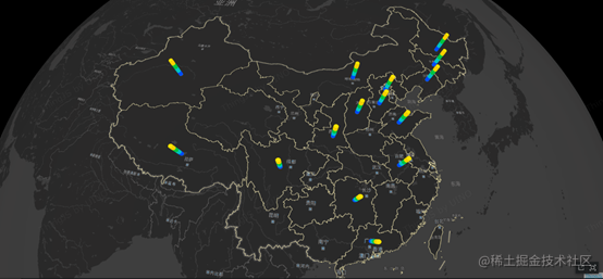 3D maps are used in conjunction with 3D bar charts - Moment For Technology